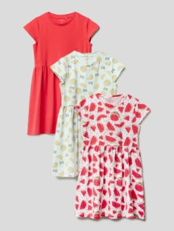 NAME IT Kleid Mit Angeschnittenen Ärmeln In Flieder