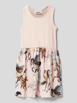 Molo Kleid Mit Motiv-Print Modell 'Colleen' In Rosa