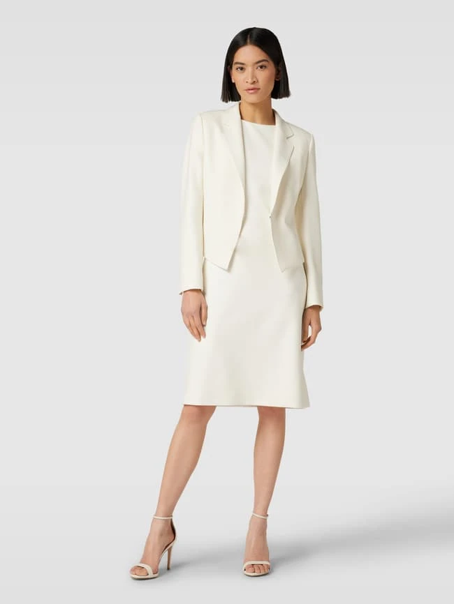 Boss Kleid Mit Cut Out Modell 'Dileky' In Offwhite 3 Boss Kleid Mit Cut Out Modell 'Dileky' In Offwhite