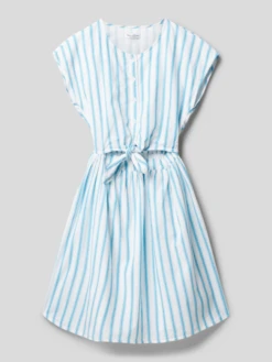 Marc O'Polo Kleid Mit Streifenmuster In Blau