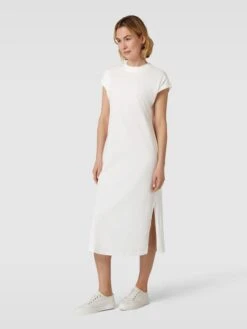 T-Shirt-Kleid Mit Kappärmeln In Offwhite