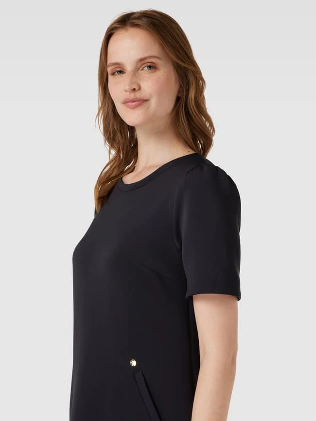 MARC CAIN T-Shirt-Kleid Mit Seitlichen Eingrifftaschen In Schwarz 5 MARC CAIN T-Shirt-Kleid Mit Seitlichen Eingrifftaschen In Schwarz – Bild 3