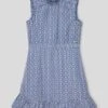 Guess Kleid Mit Allover-Muster In Blau