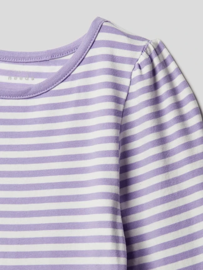 NAME IT Kleid Mit Streifenmuster Modell 'VALENTINA' In Sand 4 NAME IT Kleid Mit Streifenmuster Modell 'VALENTINA' In Sand – Bild 2