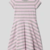 Gant T-Shirt-Kleid Mit Streifenmuster In Rosa
