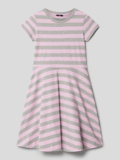 Gant T-Shirt-Kleid Mit Streifenmuster In Rosa