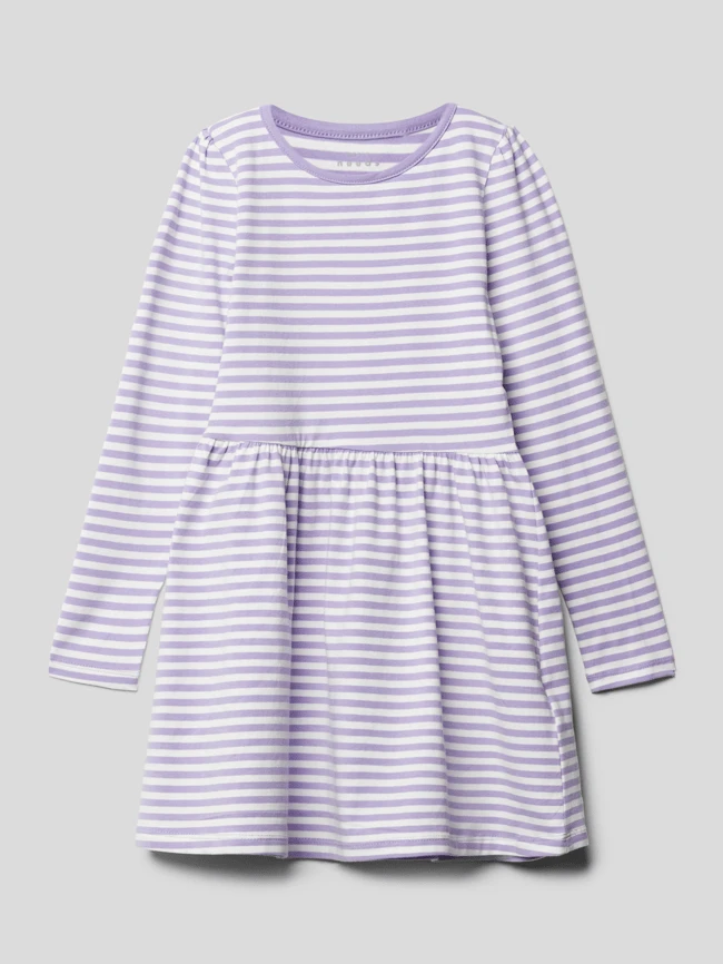 NAME IT Kleid Mit Streifenmuster Modell 'VALENTINA' In Sand 3 NAME IT Kleid Mit Streifenmuster Modell 'VALENTINA' In Sand