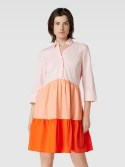 Knielanges Kleid Mit Colour-Blocking-Design In Orange -ModeHaus Verkaufs-Shop 7154ok9p70p58ji575342jacad64gjhg68q32j1m958kgcpm85742hq6a5752hah690l8iad6p8k2ea6ah3mcdr468rj8cpj65hj0opk6dhmao9gc9j3ge3274pjgdr2ccoj6d8