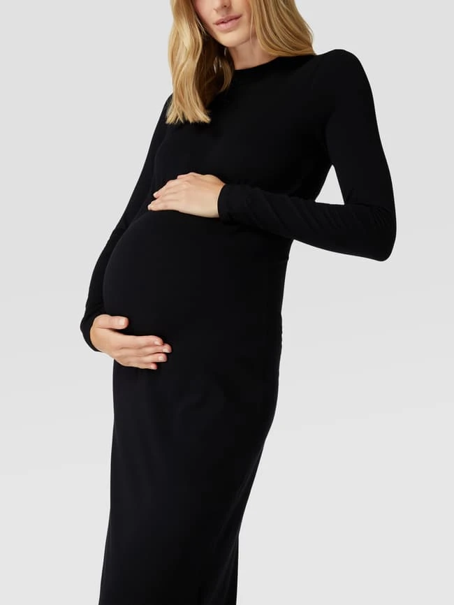 Mamalicious Umstands-Kleid In Midilänge Modell 'Eva' In Schwarz 5 Mamalicious Umstands-Kleid In Midilänge Modell 'Eva' In Schwarz – Bild 3