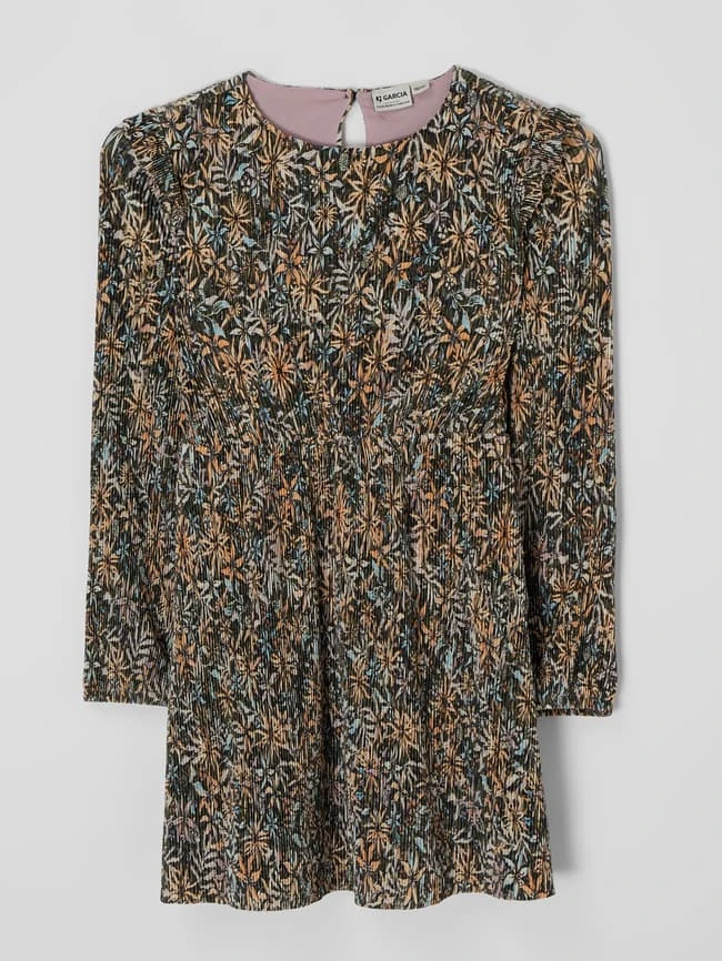 Garcia Kleid Aus Kreppin Dunkelgrau 3 Garcia Kleid Aus Kreppin Dunkelgrau