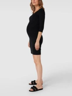 Mamalicious Umstands-Kleid Mit Raffungen In Schwarz