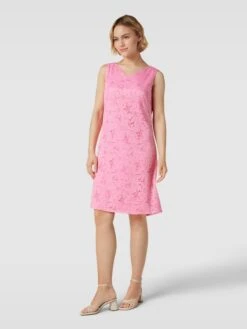 Betty Barclay Knielanges Kleid Mit Strukturmuster In Pink
