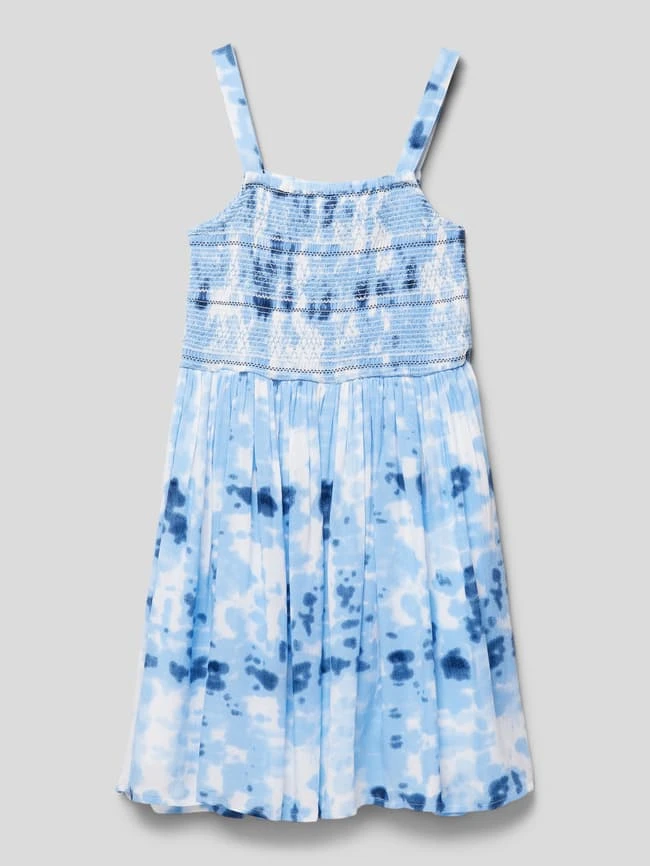 Kleid Im Batik-Look In Bleu 5 Kleid Im Batik-Look In Bleu – Bild 3