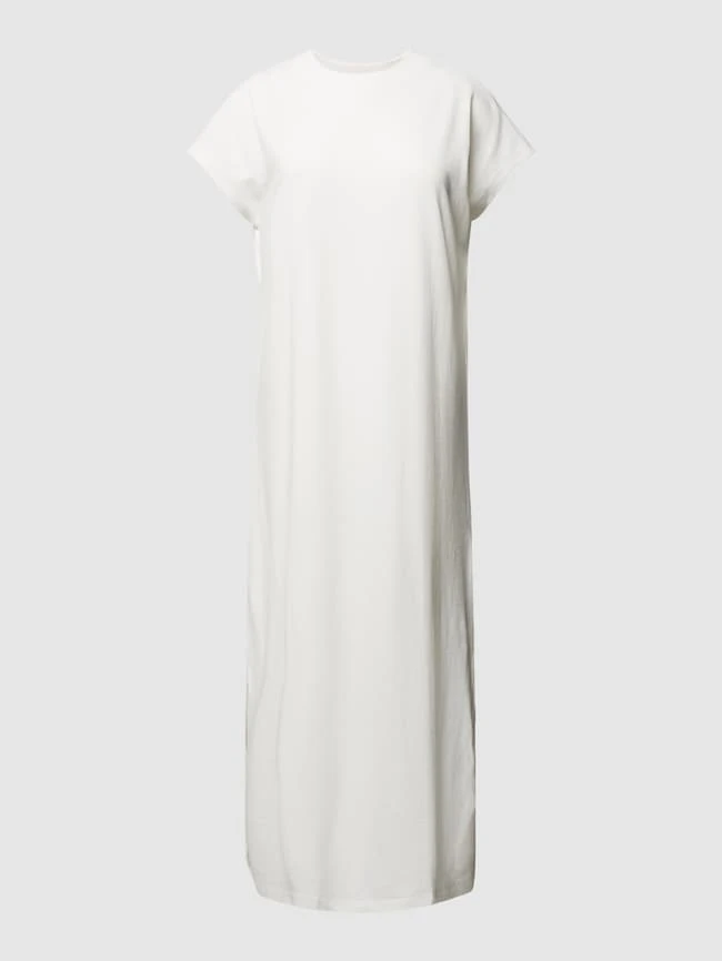 T-Shirt-Kleid Mit Kappärmeln In Offwhite 4 T-Shirt-Kleid Mit Kappärmeln In Offwhite – Bild 2