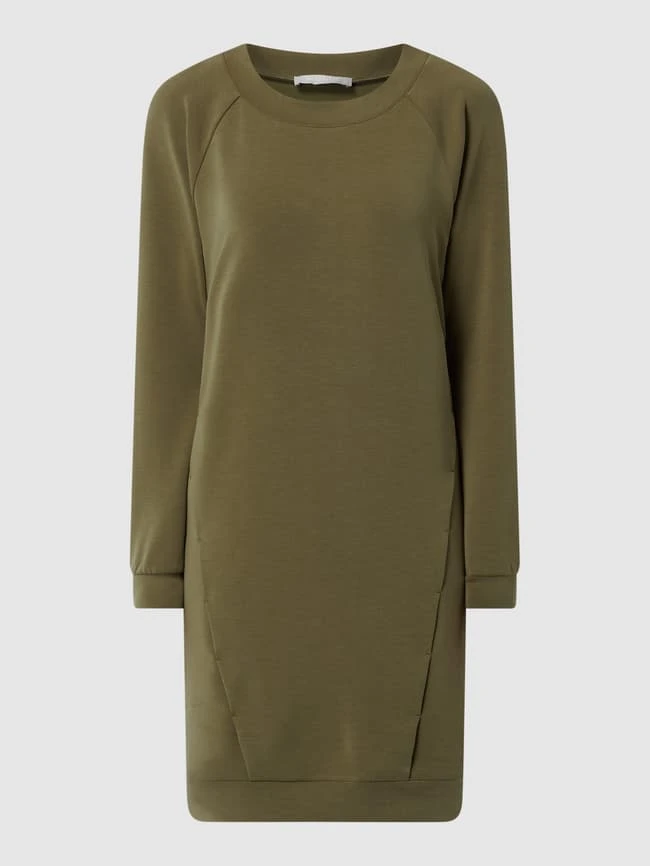 Kleid Mit Raglanärmeln In Olivgrün 4 Kleid Mit Raglanärmeln In Olivgrün – Bild 2