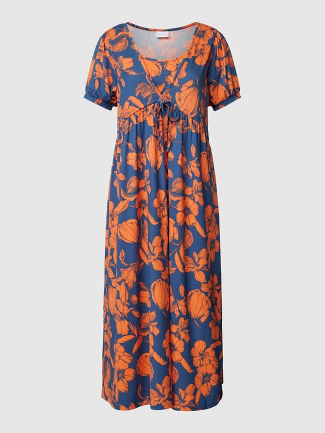 Mamalicious Umstands-Kleid Mit Still-Funktion Modell 'Blume' In Blau 4 Mamalicious Umstands-Kleid Mit Still-Funktion Modell 'Blume' In Blau – Bild 2