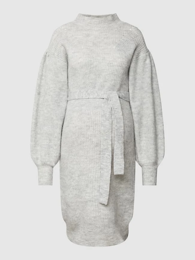 Mamalicious Umstands-Kleid Mit Taillenband Modell 'Lilly' In Hellgrau 4 Mamalicious Umstands-Kleid Mit Taillenband Modell 'Lilly' In Hellgrau – Bild 2