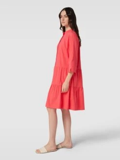 Betty Barclay Knielanges Kleid Mit Stehkragen In Koralle