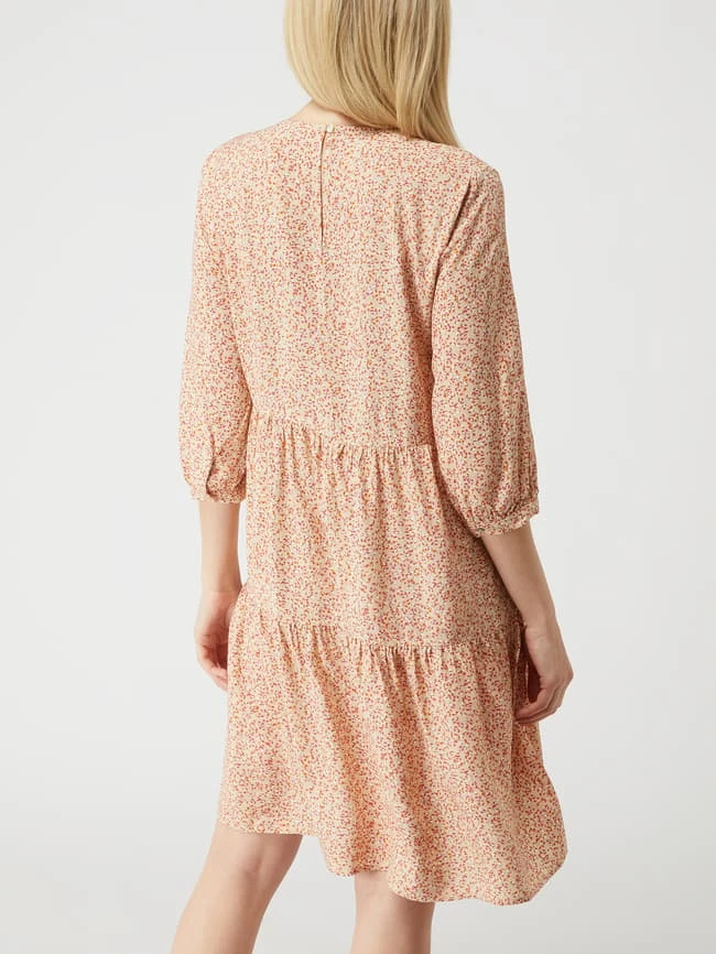 Kleid Mit Millefleursin Lachs 7 Kleid Mit Millefleursin Lachs – Bild 5