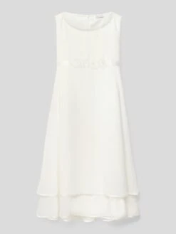 Kleid Mit Schleifen-Detail In Ecru