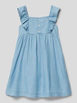 Tom Tailor Kleid In Denim-Optik In Hellblau