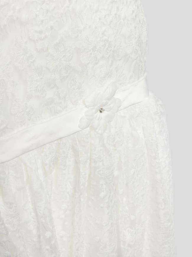 Kleid Mit Zierbesatz In Ecru 4 Kleid Mit Zierbesatz In Ecru – Bild 2