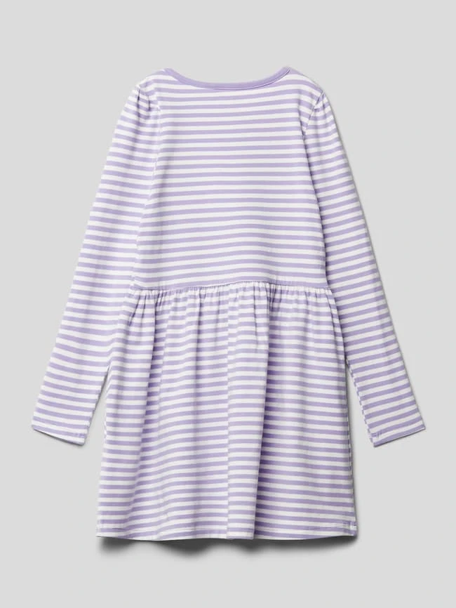 NAME IT Kleid Mit Streifenmuster Modell 'VALENTINA' In Sand 5 NAME IT Kleid Mit Streifenmuster Modell 'VALENTINA' In Sand – Bild 3