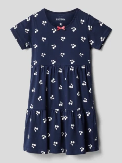 Blue Seven Kleid Mit Volantsaum In Blau