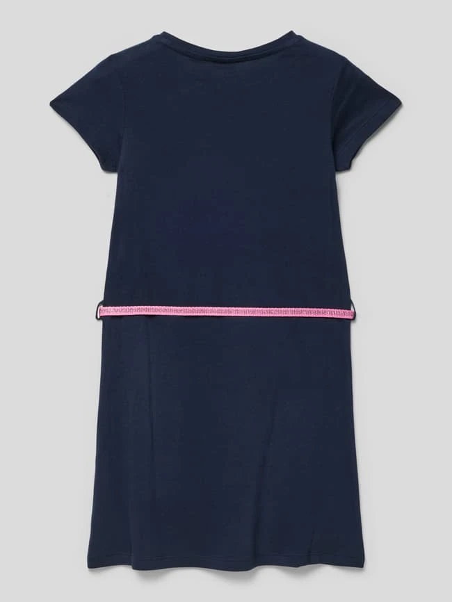 Kleid Mit Motiv-Print In Marineblau 5 Kleid Mit Motiv-Print In Marineblau – Bild 3