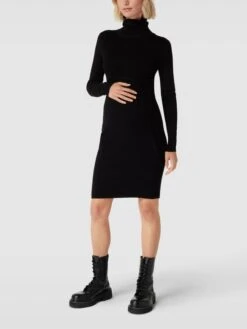 Mamalicious Umstands-Kleid Mit Taillenband In Schwarz