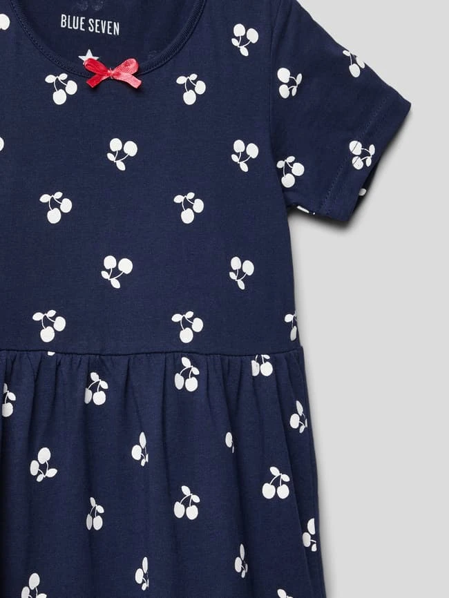 Blue Seven Kleid Mit Volantsaum In Blau 4 Blue Seven Kleid Mit Volantsaum In Blau – Bild 2