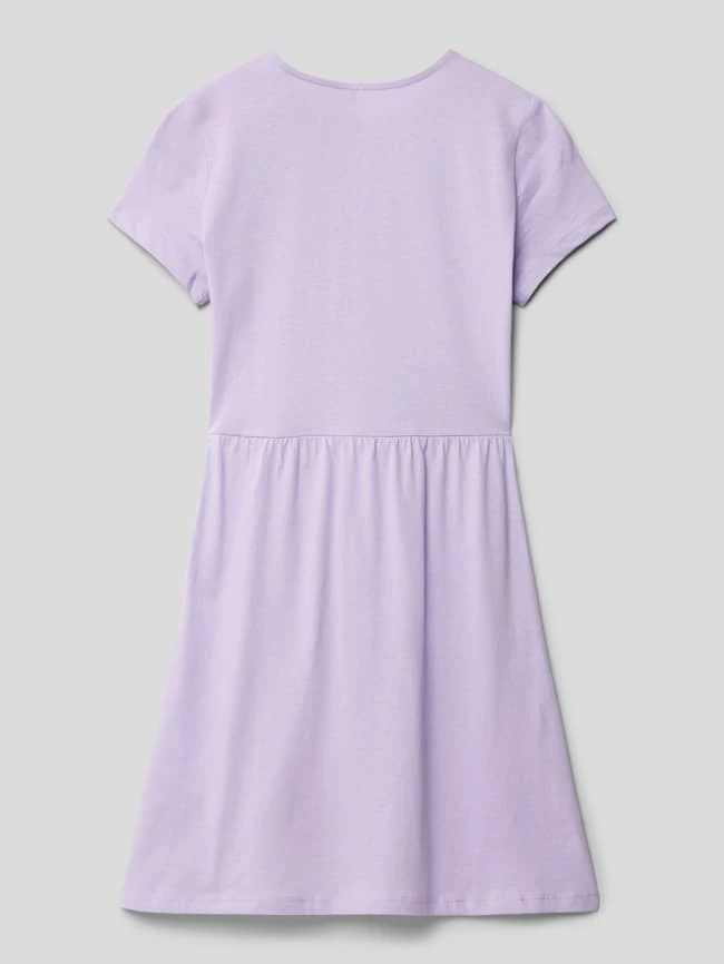 ONLY Kleid Mit Rundhalsausschnitt Modell 'STELLA' In Flieder 5 ONLY Kleid Mit Rundhalsausschnitt Modell 'STELLA' In Flieder – Bild 3