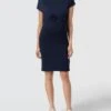 Mamalicious Umstands-Kleid In Layering-Optik In Marineblau