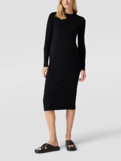 Mamalicious Umstands-Kleid In Midilänge Modell 'Eva' In Schwarz