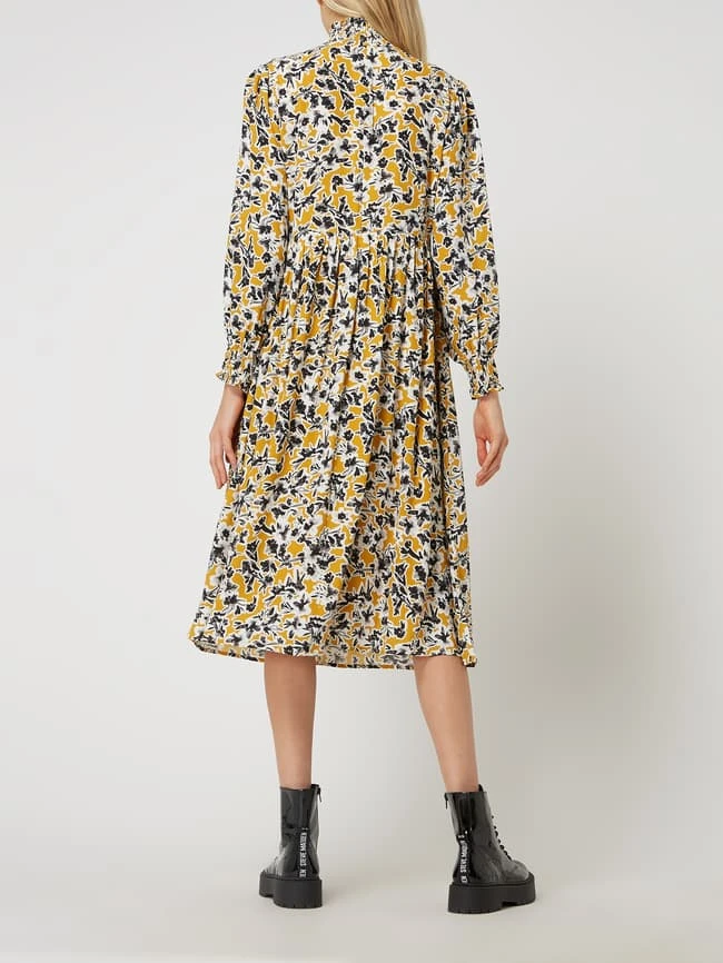 Rich&royal Kleid Aus Lyocellin Gelb 6 Rich&royal Kleid Aus Lyocellin Gelb – Bild 4