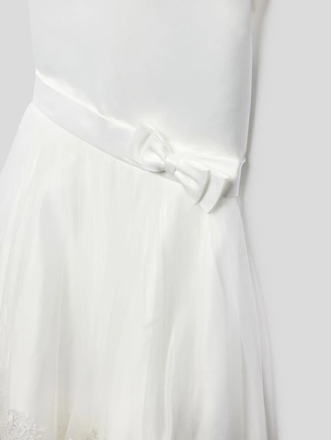 Kleid Mit Schleifen-Detail In Offwhite 4 Kleid Mit Schleifen-Detail In Offwhite – Bild 2