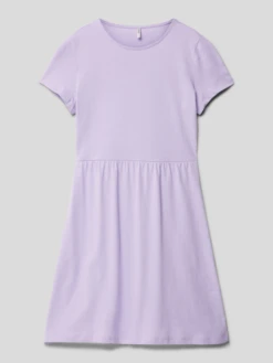 ONLY Kleid Mit Rundhalsausschnitt Modell 'STELLA' In Flieder