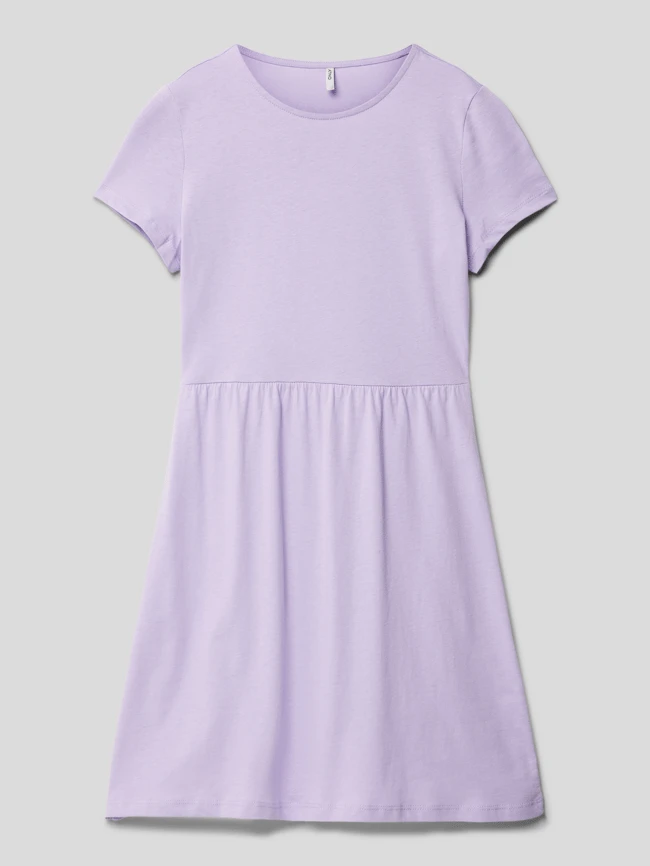 ONLY Kleid Mit Rundhalsausschnitt Modell 'STELLA' In Flieder 3 ONLY Kleid Mit Rundhalsausschnitt Modell 'STELLA' In Flieder